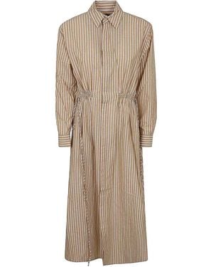 Polo Ralph Lauren Woven-Shirt Dress-Dresses - Natural