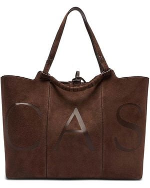 Casadei Leather Tote Bag - Brown