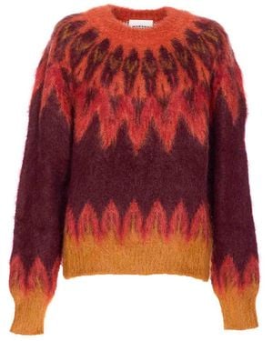 Isabel Marant Etoile Burgundy Natania Sweater - Red