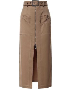 Dondup Long Skirt - Brown