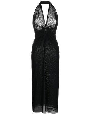 Fisico Backless Dress - Black