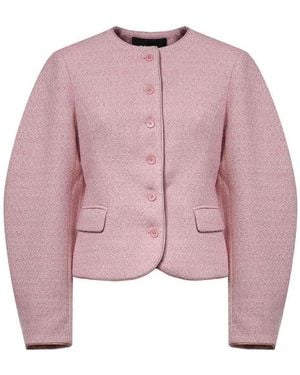 ROTATE BIRGER CHRISTENSEN Cocoon Jacket - Pink