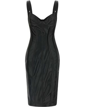 Elisabetta Franchi Corset Dress - Black