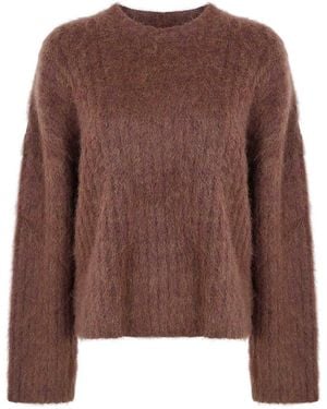 Uma Wang Crew Neck Top - Brown
