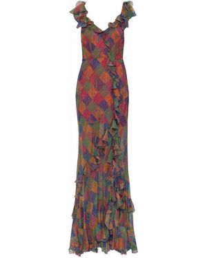 Etro Long Dress - Purple