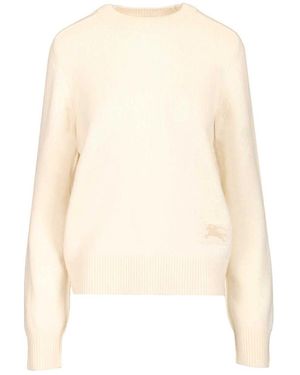 Burberry Cashmere Jumper - White