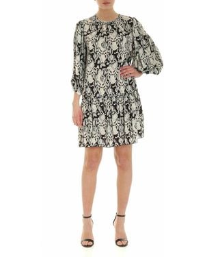 See By Chloé Viscose And Silk Dress - Black