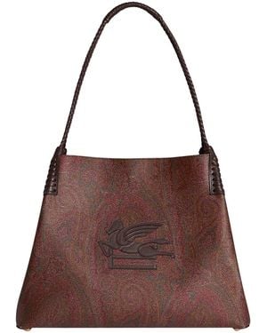 Etro Libra Medium Tote - Brown