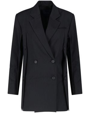 Eudon Choi Beatrice Double-Breasted Blazer - Blue