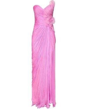 IRIS SERBAN Lia Silk Dress - Pink