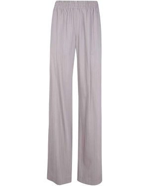 Golden Goose Jogging Brittany Light Pinstripes Viscose - Grey