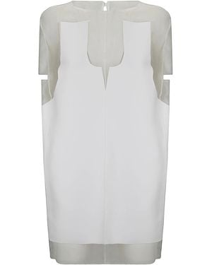 KHAITE Panel Dress - Gray