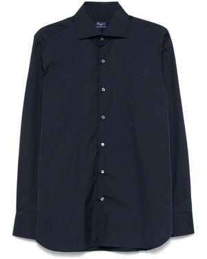 Finamore 1925 Napoli Cotton Shirt - Blue