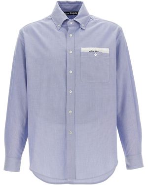 Palm Angels Sartorial Tape Shirt - Blue