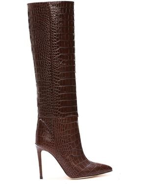 Paris Texas Leather Boots - Brown