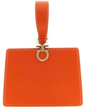 Ferragamo Mini Clutch - Orange