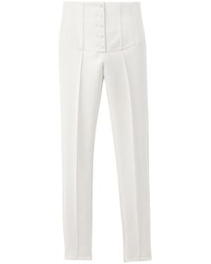 Jacquemus Le Pantalon Arlesien Wool Blend Pants - White