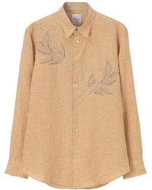 Paul Smith Kingyo Embroidery Shirt - Natural
