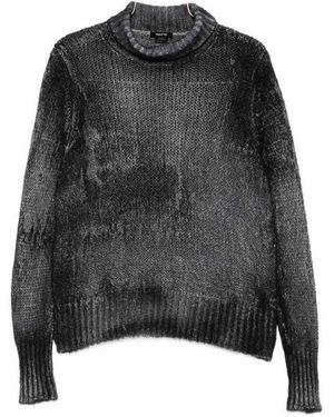 Avant Toi Cahsmere Turtle-Neck Jumper - Black