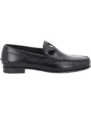 Hereu Moccasin With Cut-Out Detail - Gray