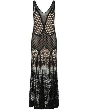 Blumarine Long Dress - Black