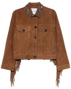 Ermanno Scervino Jacket - Brown