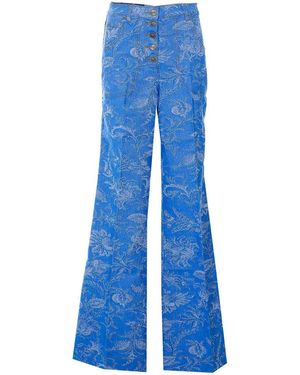 Etro Vaqueros Rectos - Azul
