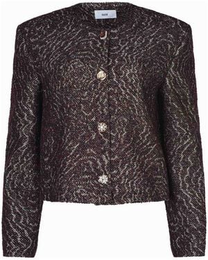 SOLOTRE Jacket Made From A Wool Blend - Black