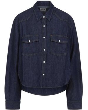 KHAITE Grenon Shirt - Blue
