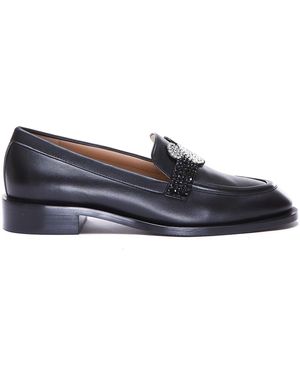 Stuart Weitzman Minnie And Mickey Mouse Loafers - Blue