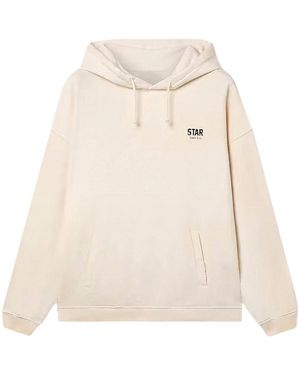 Golden Goose Oversized Cotton Sweatshirt - Natural