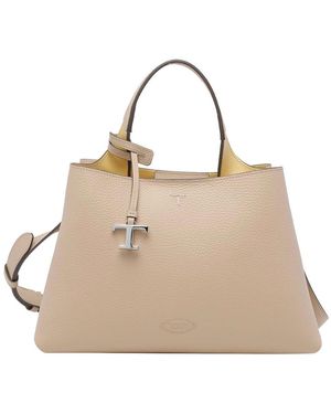 Tod's Small Leather Handbag - Natural