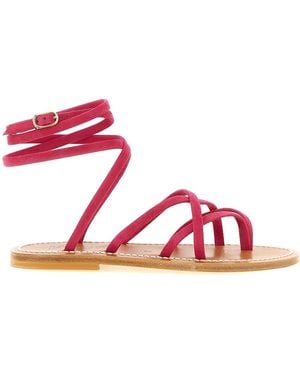K. Jacques Zenobie' Sandals - Red