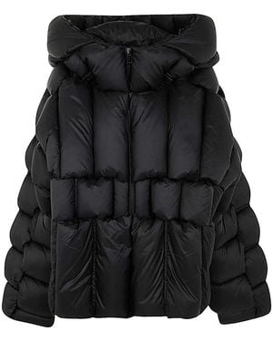 RAXXY Classic Bamboo Stripes Oversized Jacket - Black