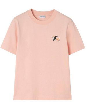 Burberry Camiseta - Rosa