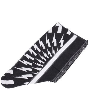 Neil Barrett Beach Towel - Blue