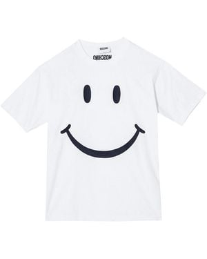 Moschino Smiley" T-Shirt - White