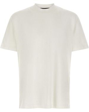 Brioni Logo Embroidery T-Shirt - White