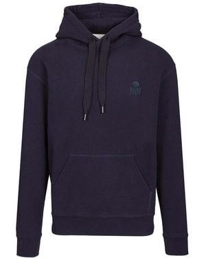 Isabel Marant Matte Hoodie - Blue