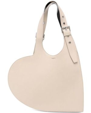 Coperni Heart-Shaped Shoulder Bag - Natural
