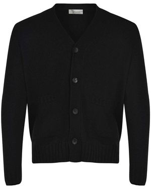 FILIPPO DE LAURENTIIS Cardigan Made Of Wool - Black