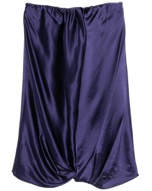 7 For All Mankind Strapless Satin Mini Dress - Blue