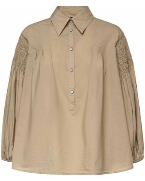 Pinko Cotton Shirt - Natural