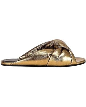 Balenciaga Sandals - Metallic