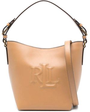 Ralph Lauren Witley Medium Br Bucket Bag Medium - White