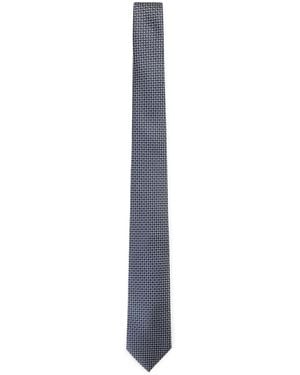 Brioni Silk Tie - White