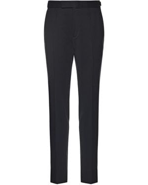 ZEGNA Tailored Wool Trousers - Blue