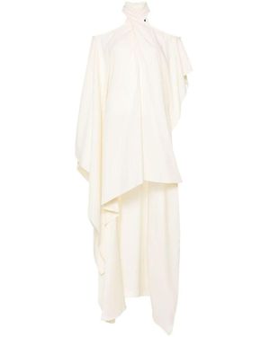 ‎Taller Marmo Metauro Asymmetric Kaftan - White