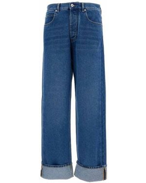 Bottega Veneta Jeans Con Risvolto - Blue