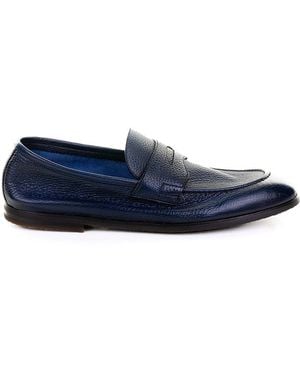 Neil Barrett Leather Moccasin - Blue